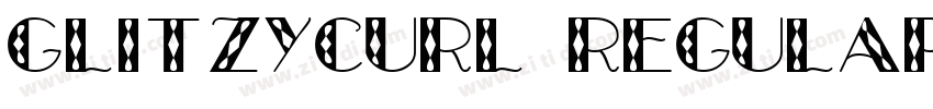 GlitzyCurl Regular字体转换